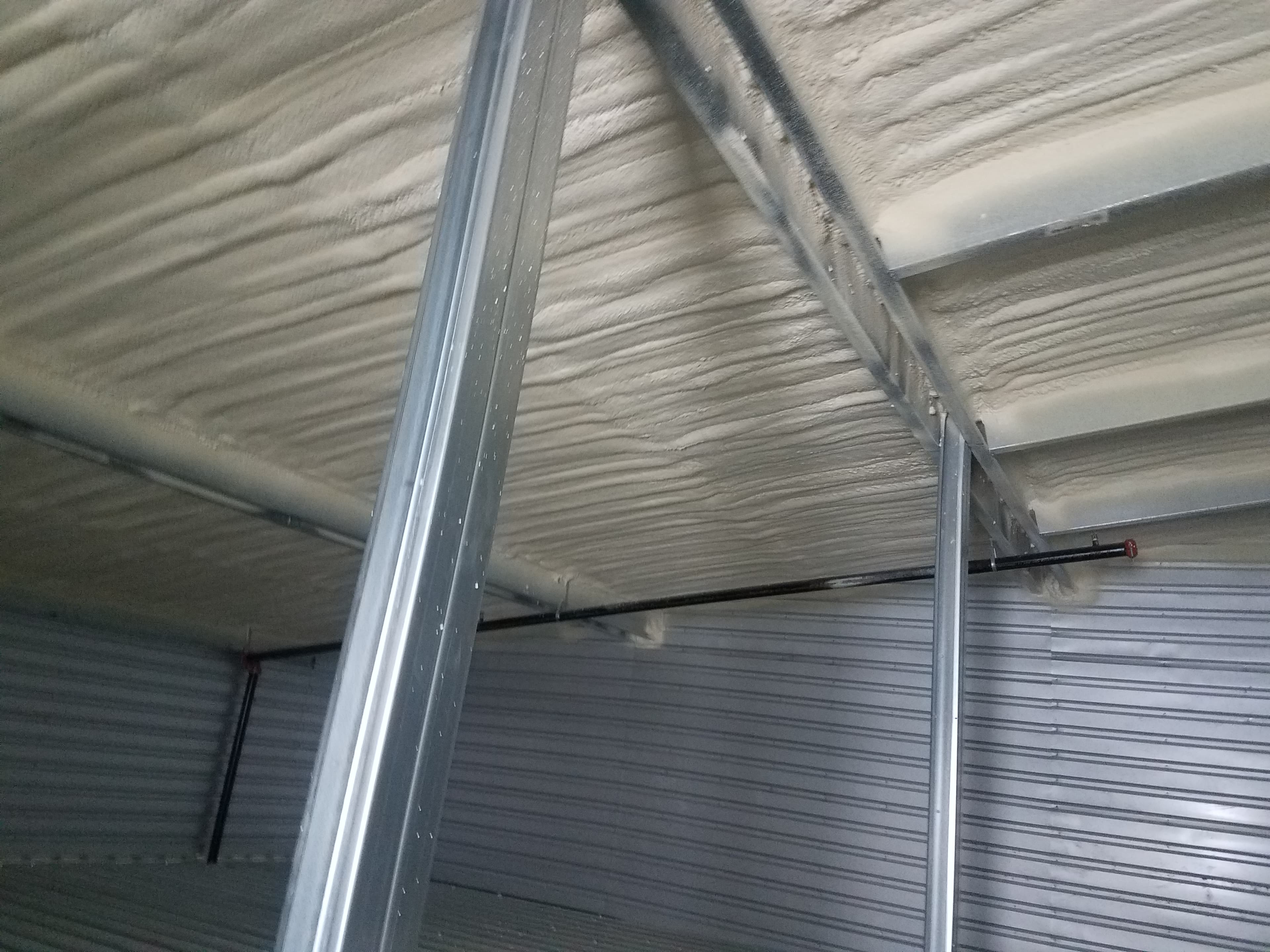 Sloped roof insulation