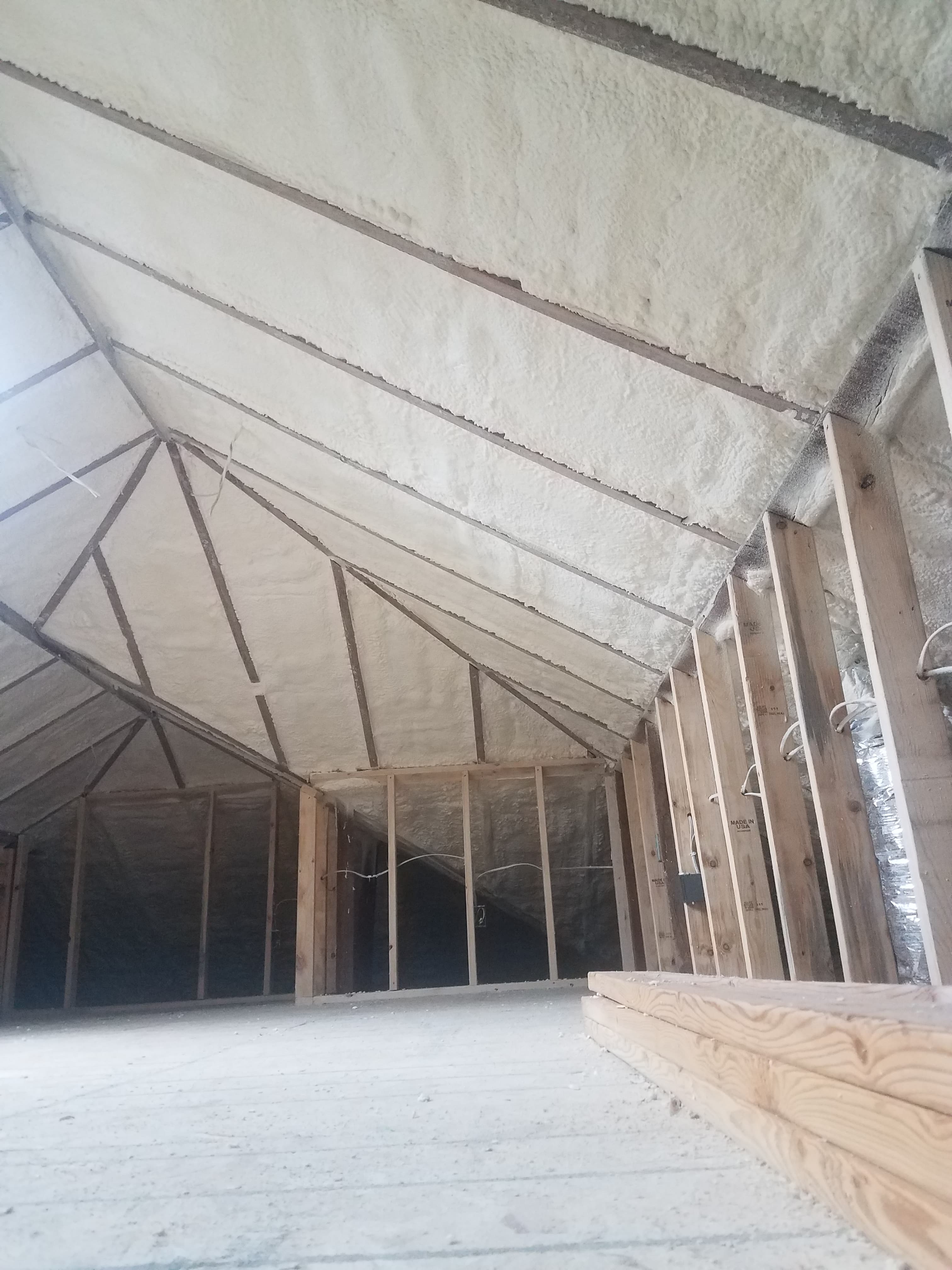 Vaulted attic framing