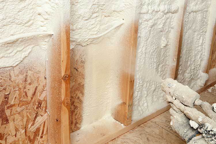 Insulation upgrade inside an existing wall cavity